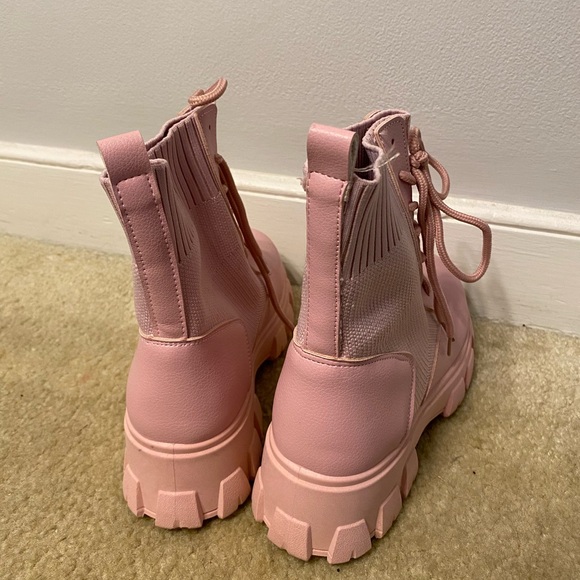 Charlotte Russe Pink Boots - Picture 2 of 6